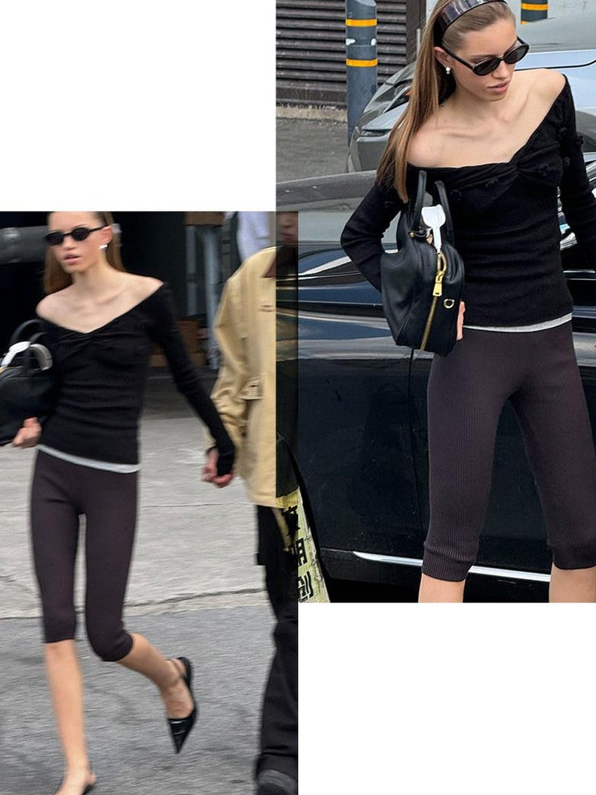 SweetChilling Retro Versatile Slim Knit Women&