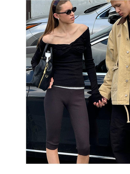 SweetChilling Retro Versatile Slim Knit Women&