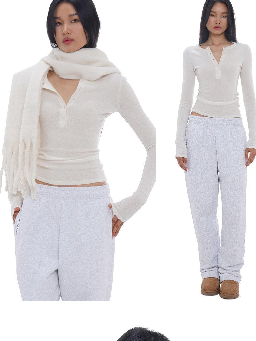 SweetChilling Skin Friendly Waist Cinch Mid Length Long Sleeve Women&