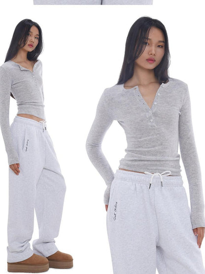 SweetChilling Skin Friendly Waist Cinch Mid Length Long Sleeve Women&