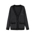 SweetChilling_Slimming_Colorblock_Floral_V-neck_Cardigan_Pleated_Women&
