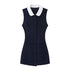 SweetChilling_Small_Round_Neck_Colorblock_Cinched_Waist_Women&