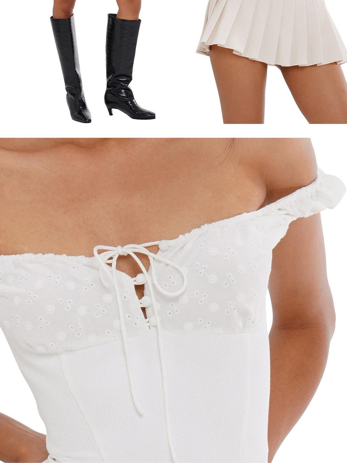 SweetChilling Sporty Pleated Spliced Cutout Waist Cinch Women&