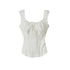 SweetChilling Sporty Spliced Waist Cinch V-neck Printed Cropped Women&
