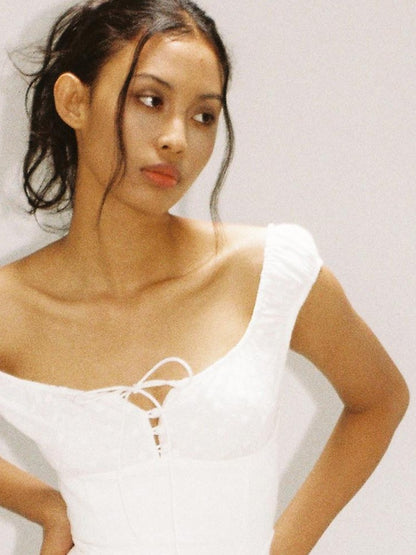 SweetChilling Sporty Spliced Waist Cinch V-neck Printed Cropped Women&