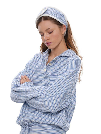 SweetChilling Striped Comfortable Warm Women&