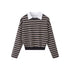 SweetChilling_Striped_Contrast_Collar_Long_Sleeve_Women&