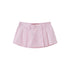 SweetChilling Striped Cropped Shirt Boned Corset Cotton Women&