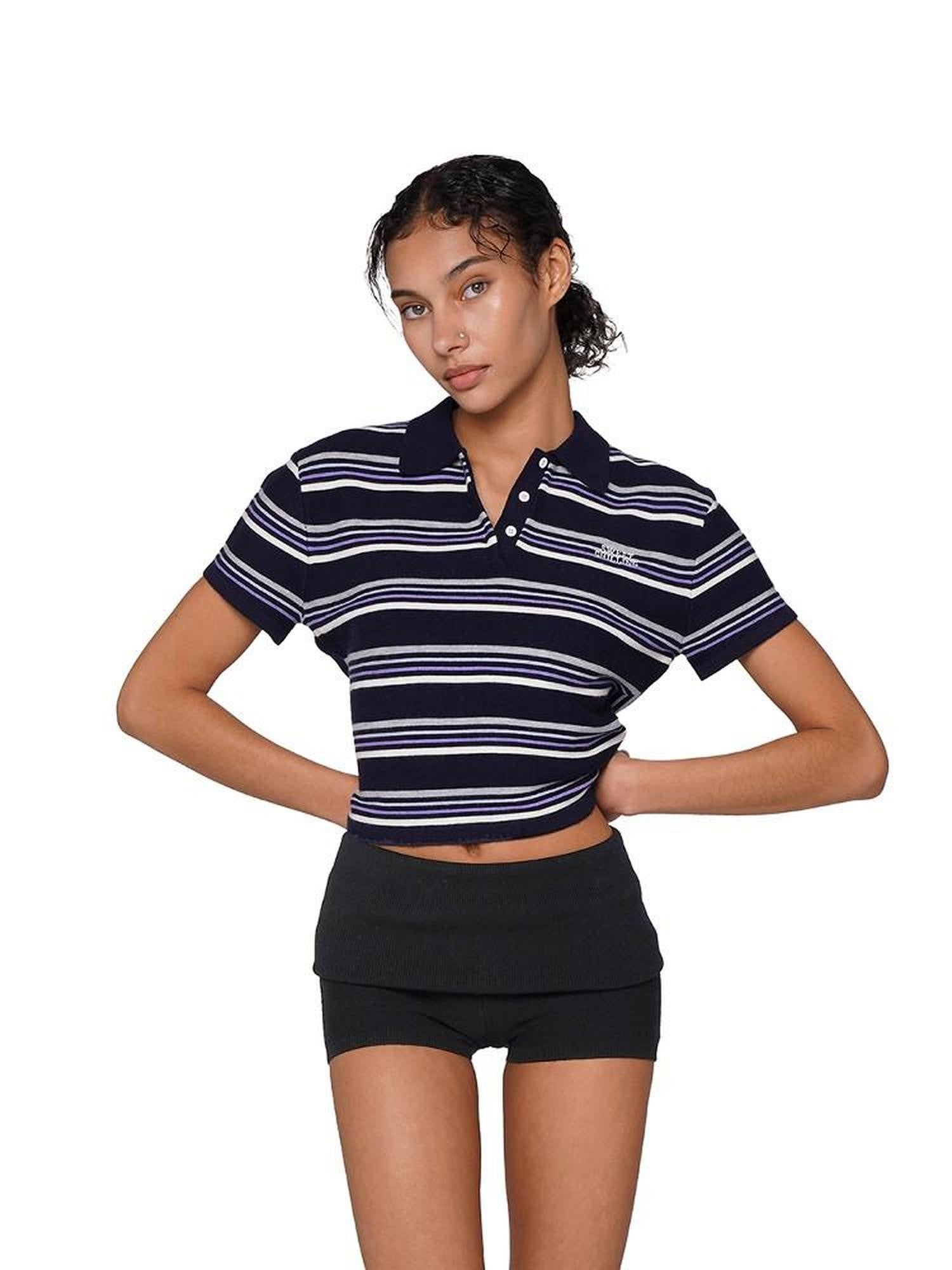 SweetChilling Striped Patchwork Women&