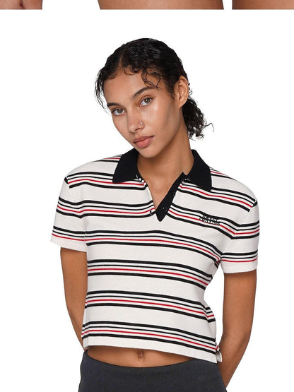 SweetChilling Striped Patchwork Women&