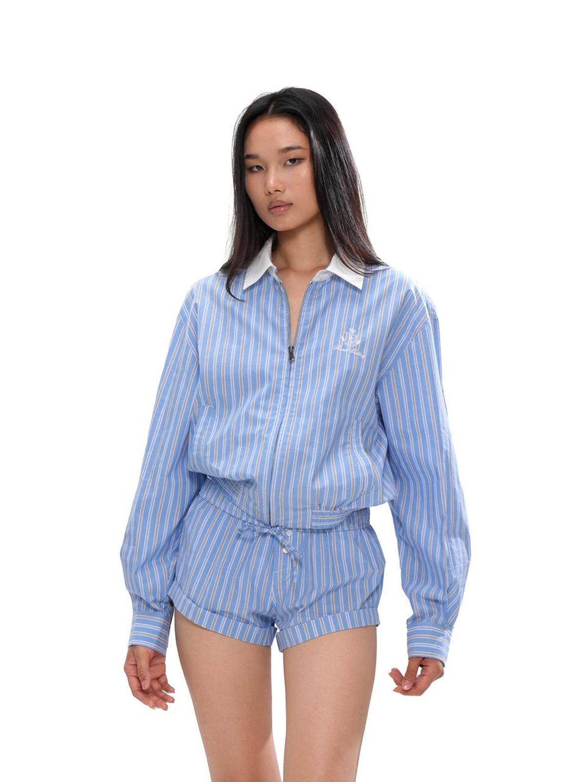 SweetChilling Striped Preppy Cardigan Women&