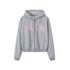 SweetChilling Varsity Letter Logo Applique Hooded Zip Women&