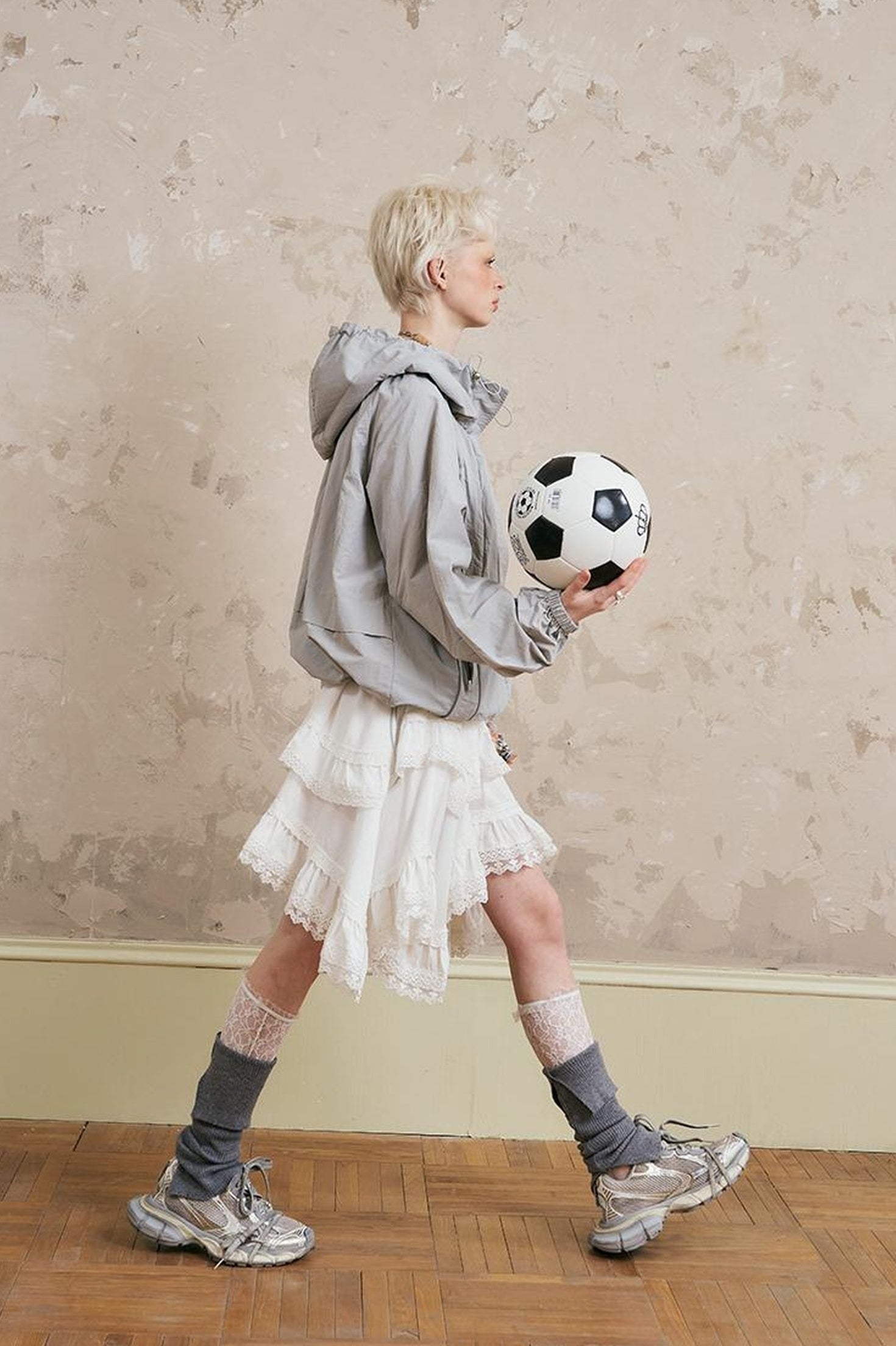 DIDDI MODA Sweet Crush Utility Lace Hoodie