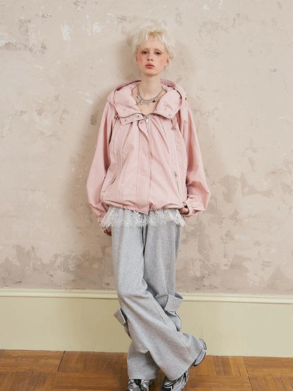 Sweet Crush Utility Lace Hoodie