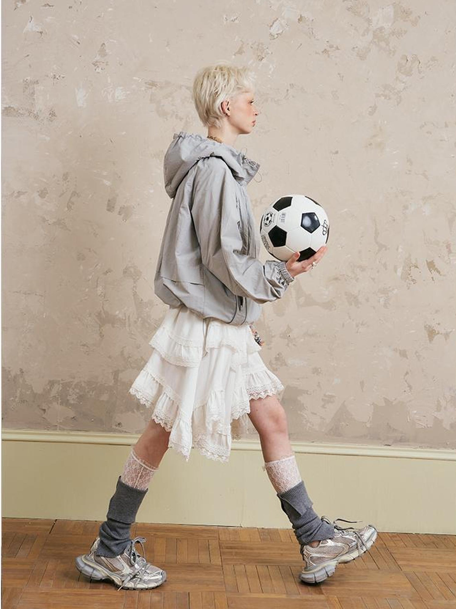 DIDDI MODA Sweet Crush Utility Lace Hoodie