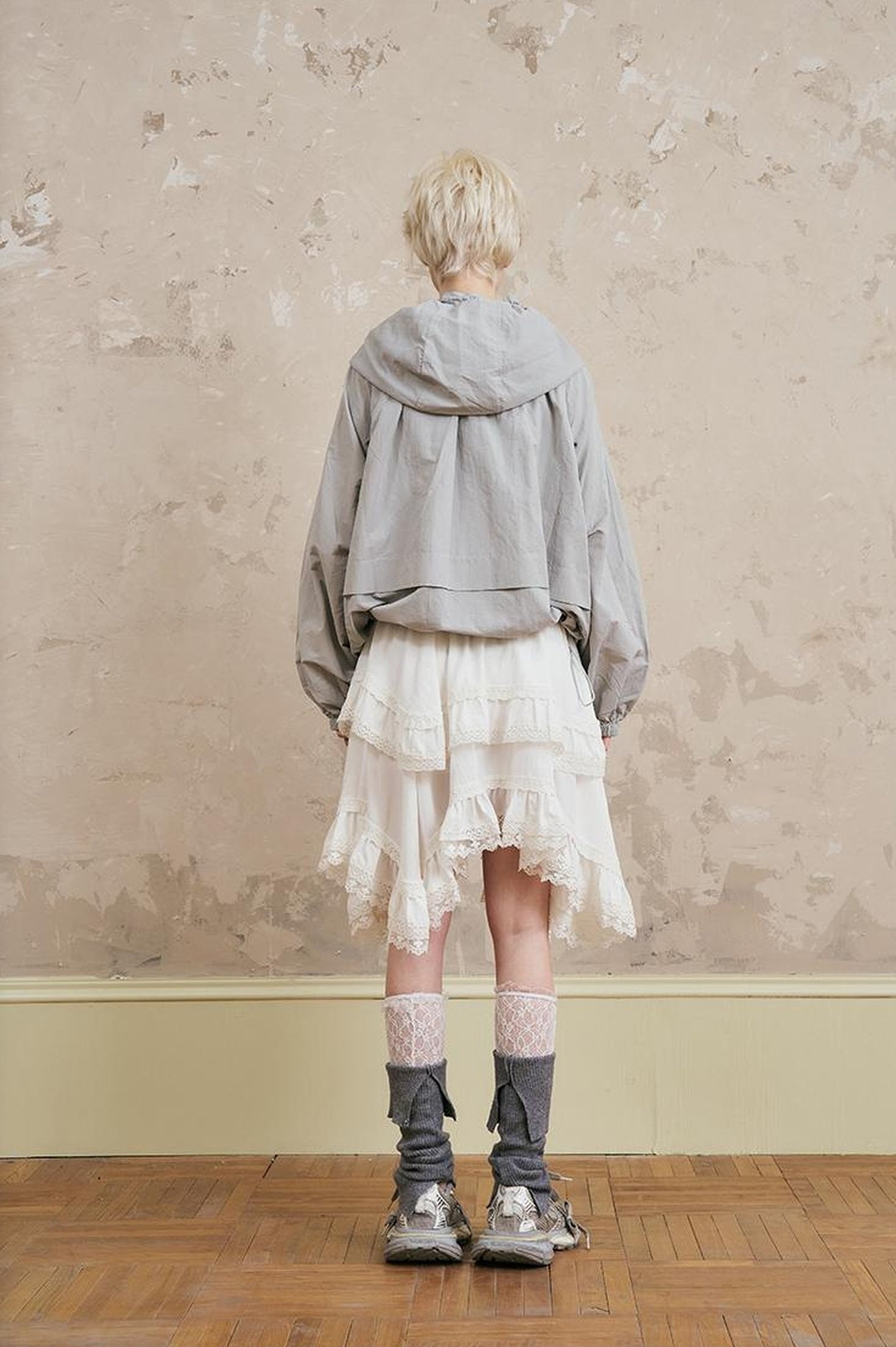 DIDDI MODA Sweet Crush Utility Lace Hoodie