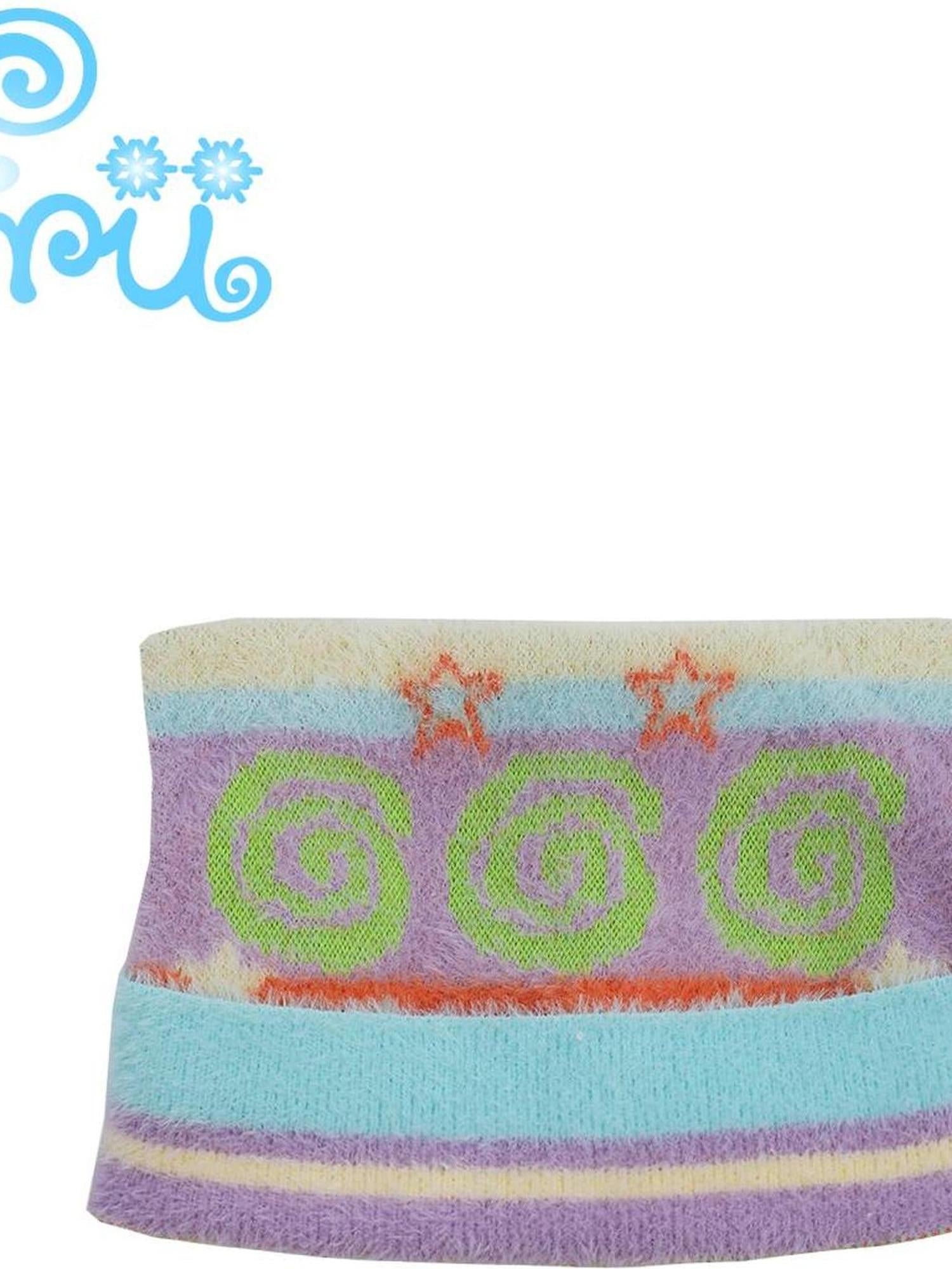 Frufru Gulu Sweet Patchwork Cat Ear Hood For Girls