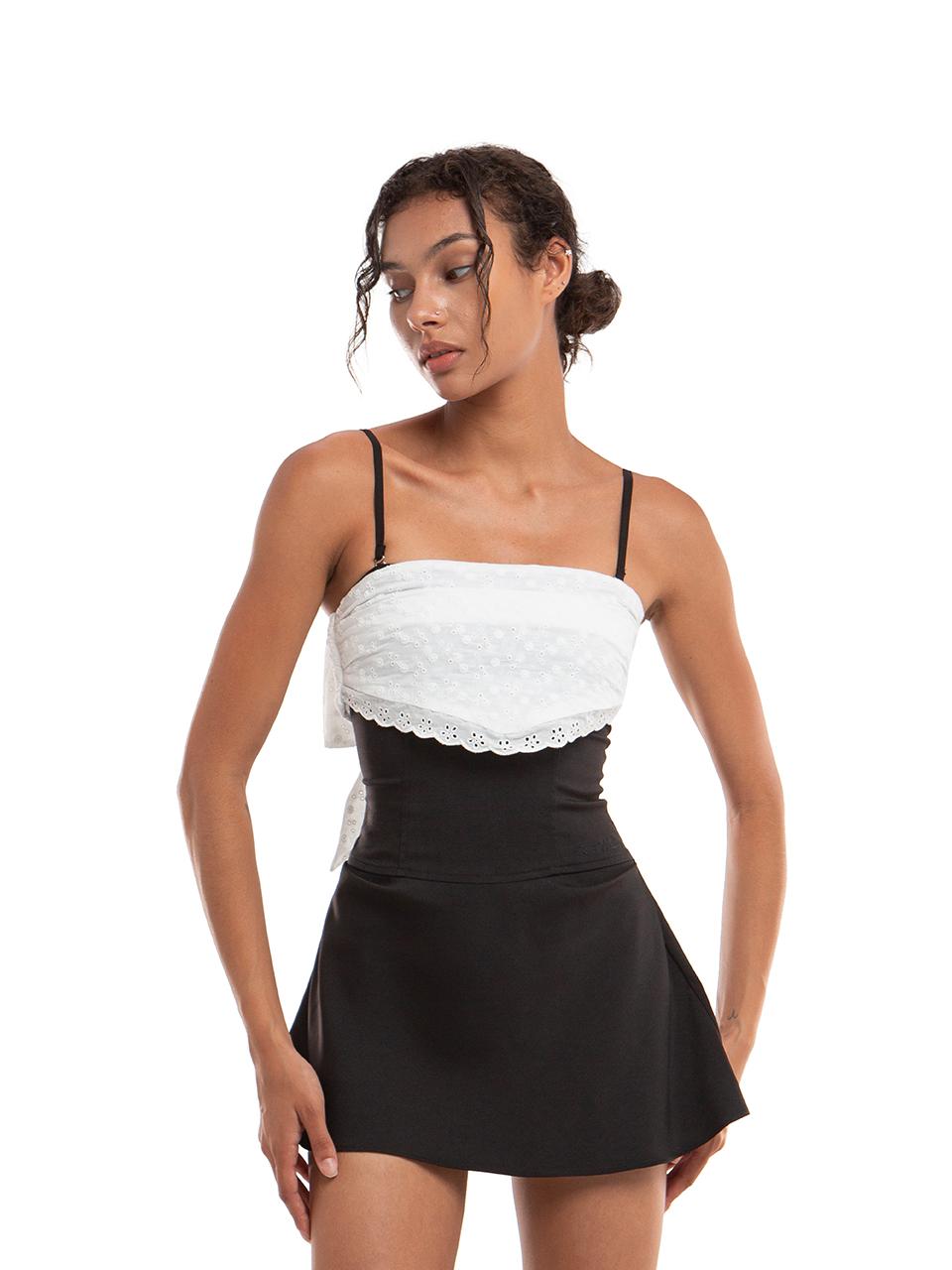 SweetChilling Sweet Sexy Embroidered Stretch Bandeau Top