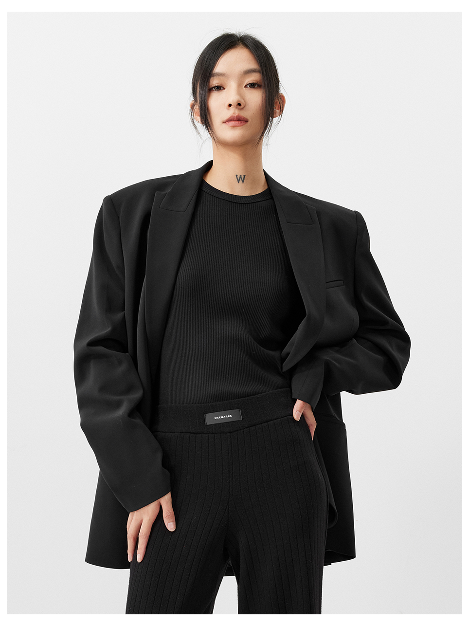 Tailored Single-Breast Blazer