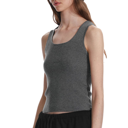 ALINNV STUDIO Basic Turn Collar Layering Shirt With Sleeveless Vest