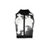 ALINNV STUDIO Double Zip Print Knit Vest Cropped Cardigan