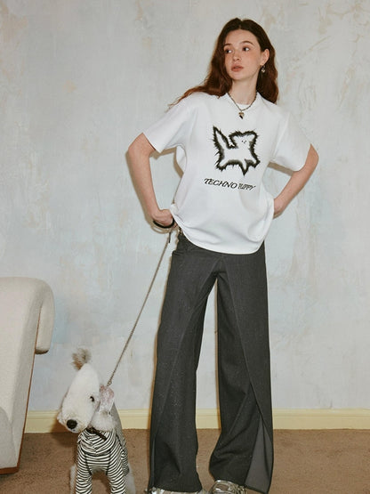 DIDDI MODA Techno Puppy Graphic Tee