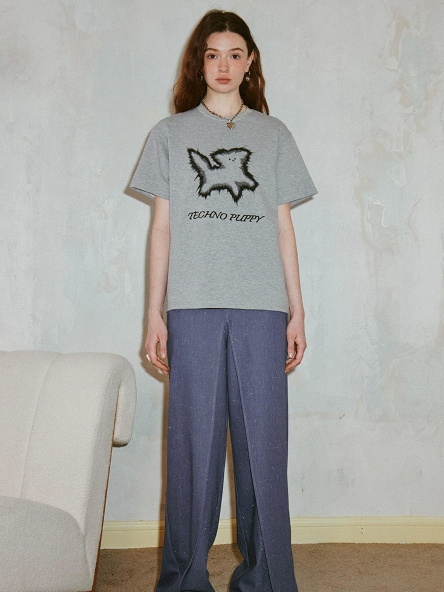 DIDDI MODA Techno Puppy Graphic Tee