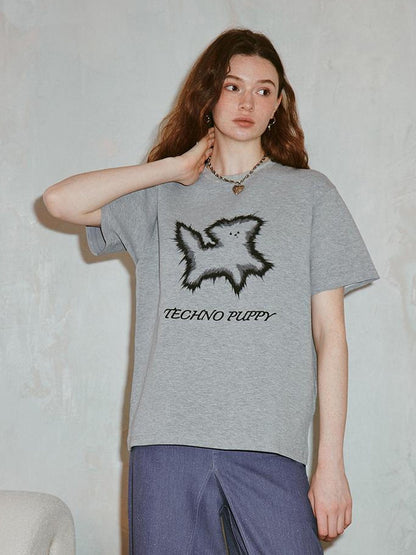 DIDDI MODA Techno Puppy Graphic Tee