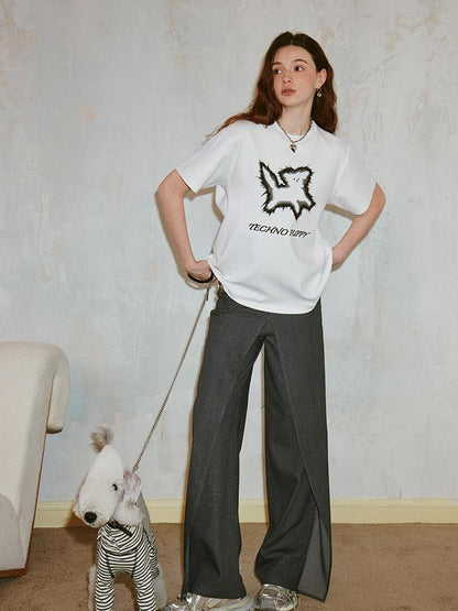 DIDDI MODA Techno Puppy Graphic Tee