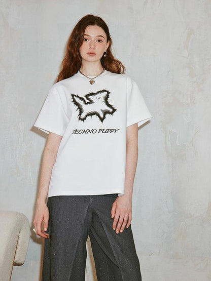 DIDDI MODA Techno Puppy Graphic Tee