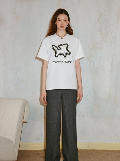 DIDDI MODA Techno Puppy Graphic Tee