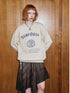 DIDDI MODA Tennis Shell Hand Drawn Slim Fit Fall Cotton Sweatshirt