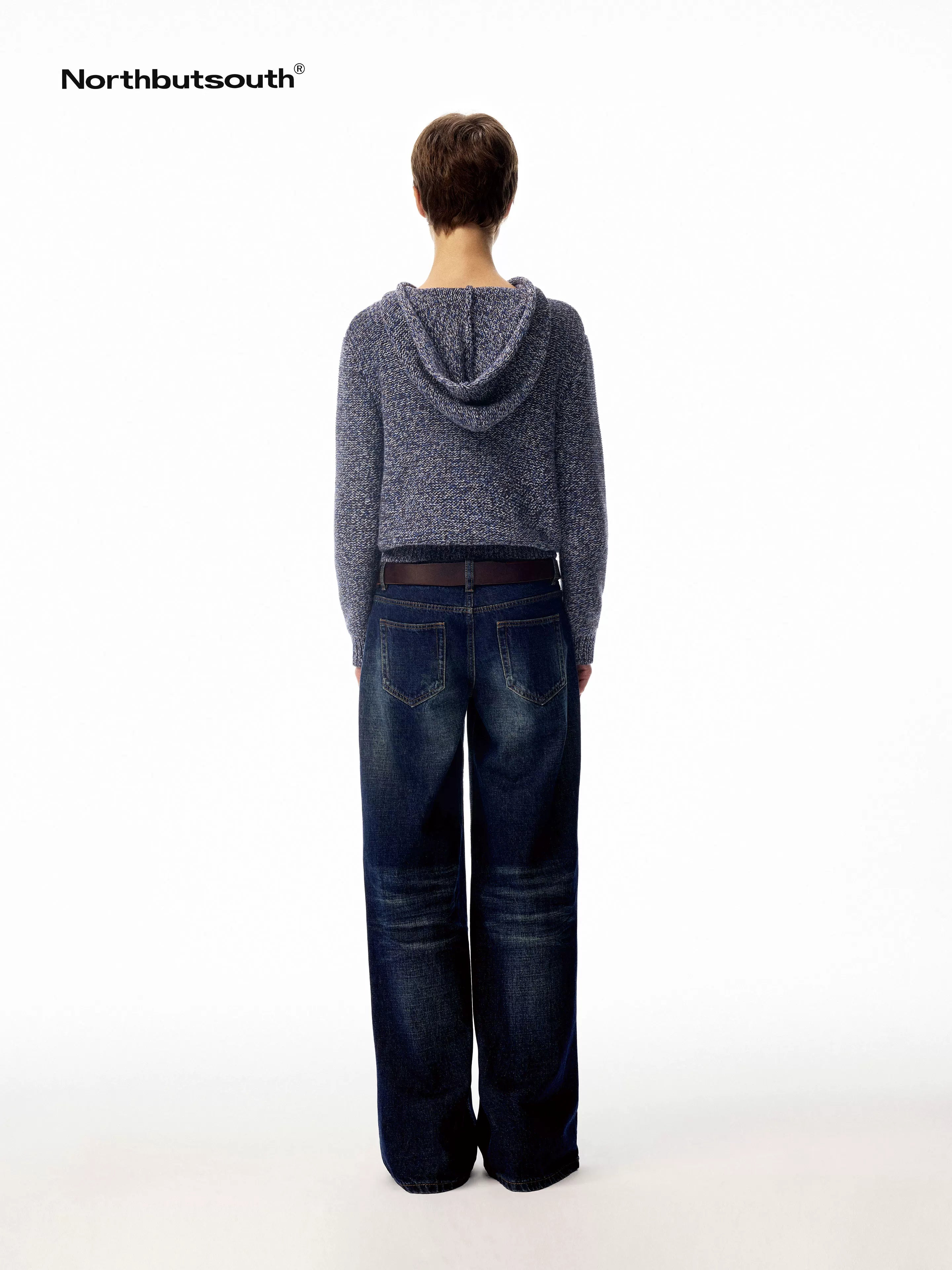 Textured Hooded Horn Toggle Layering Jacket Women&