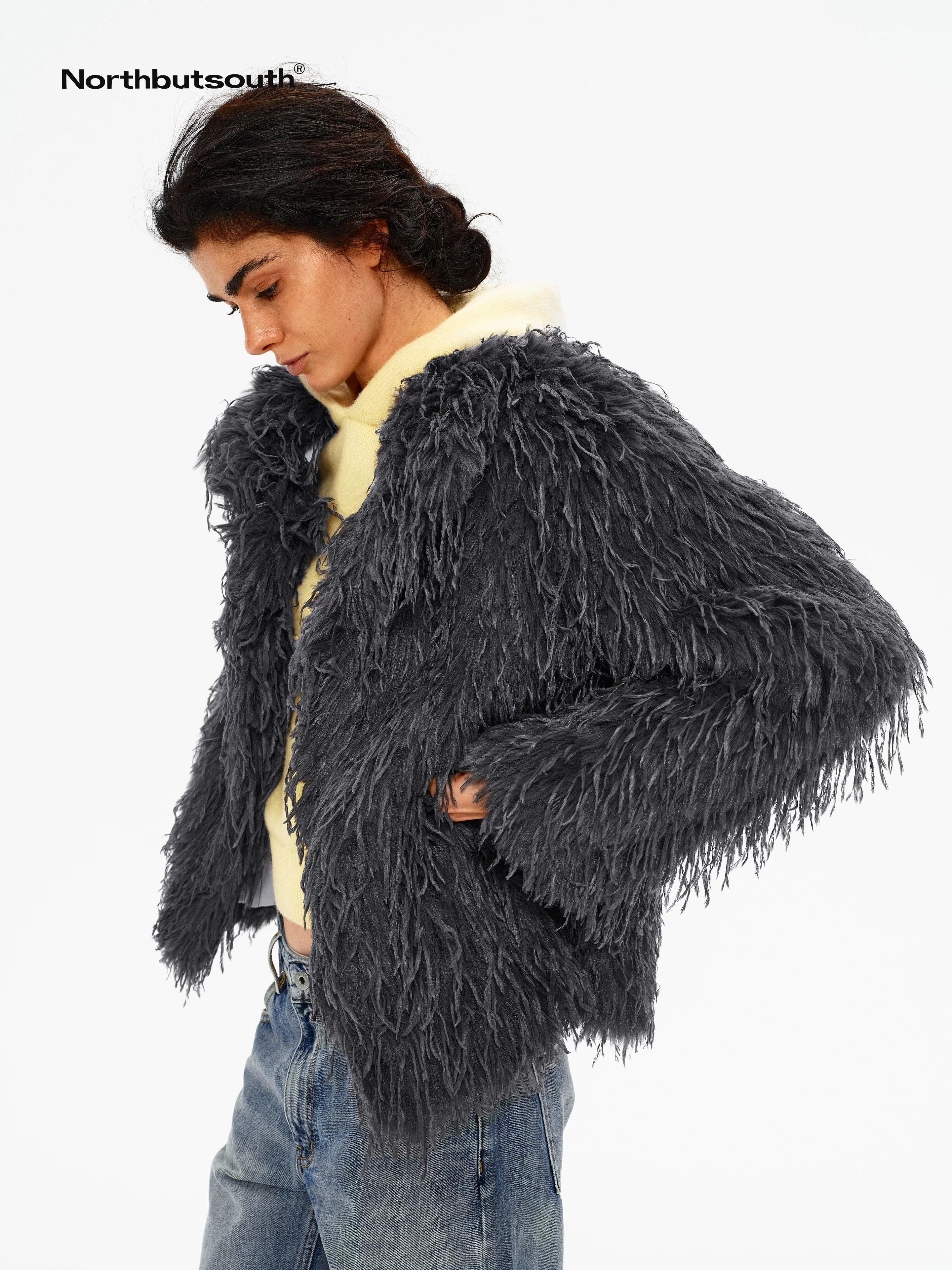 Textured Japanese Woven Feather Women&