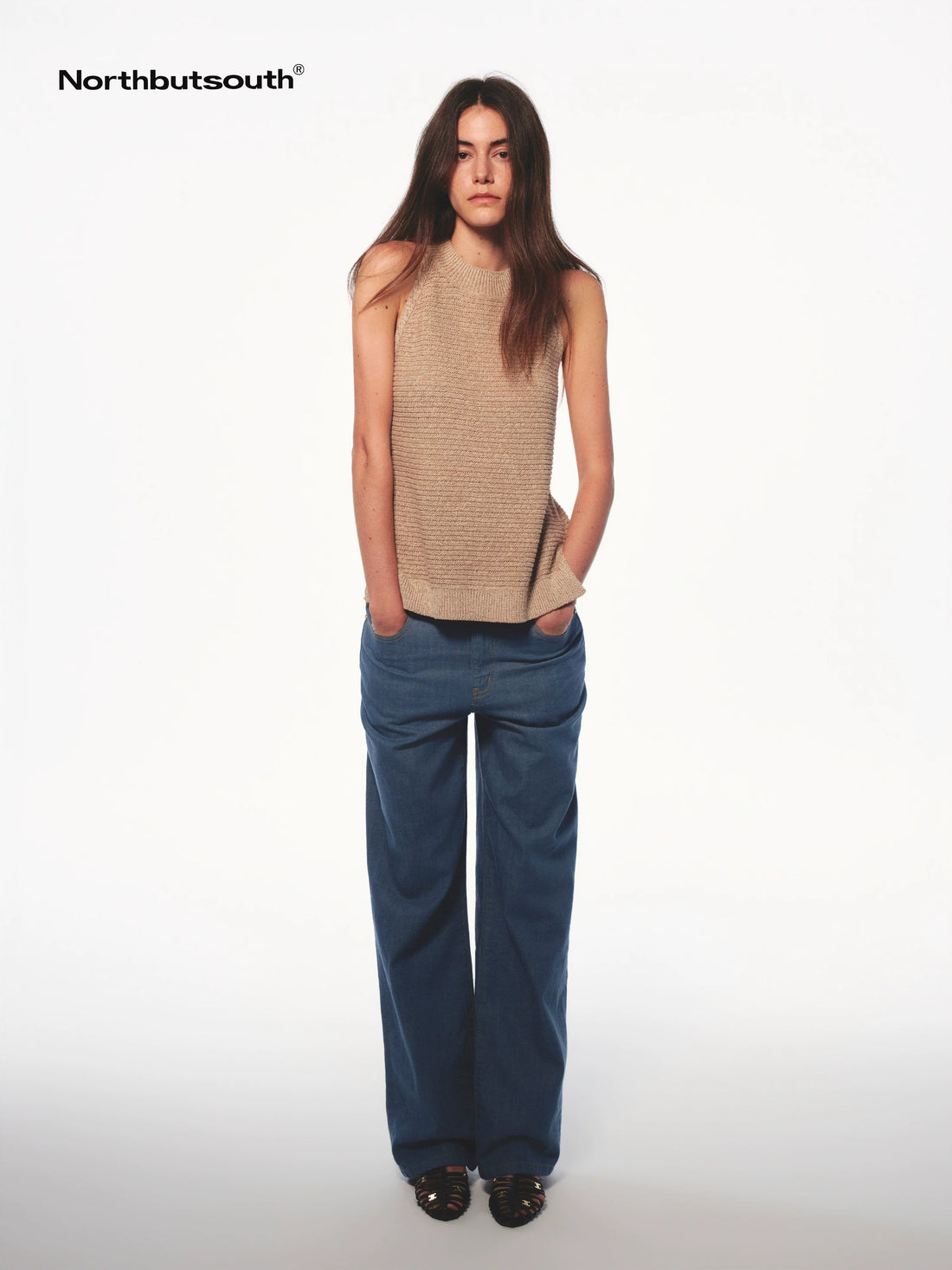 Textured Melange Breathable Off Shoulder Women&