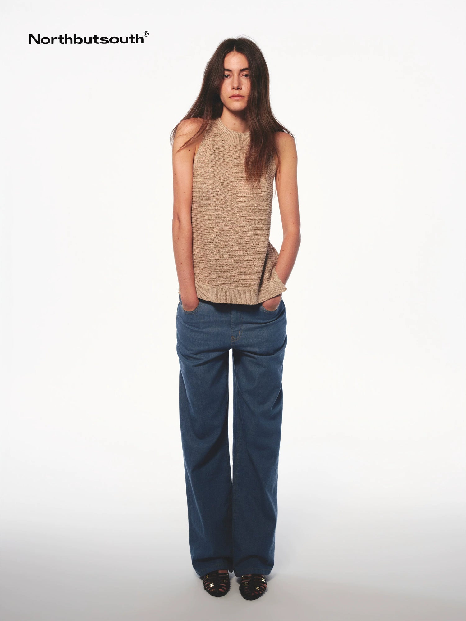 Textured Melange Breathable Off Shoulder Women&