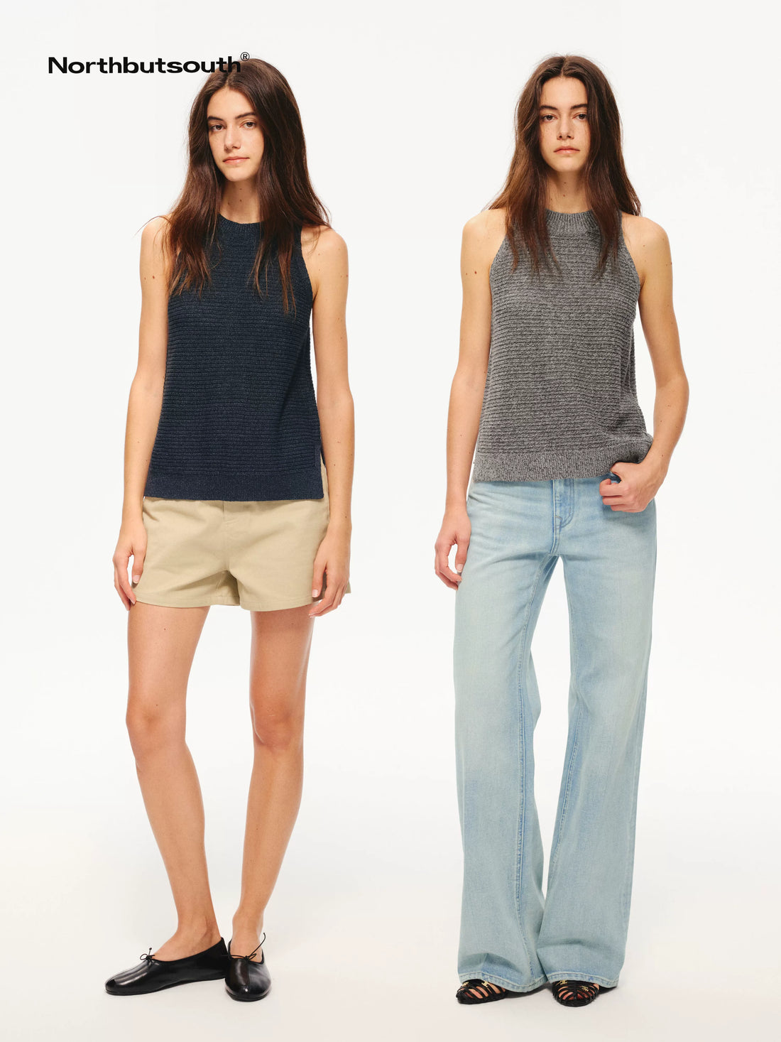 Textured Melange Breathable Off Shoulder Women&