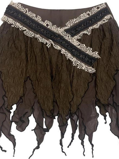 Textured Sensual Slit Dress