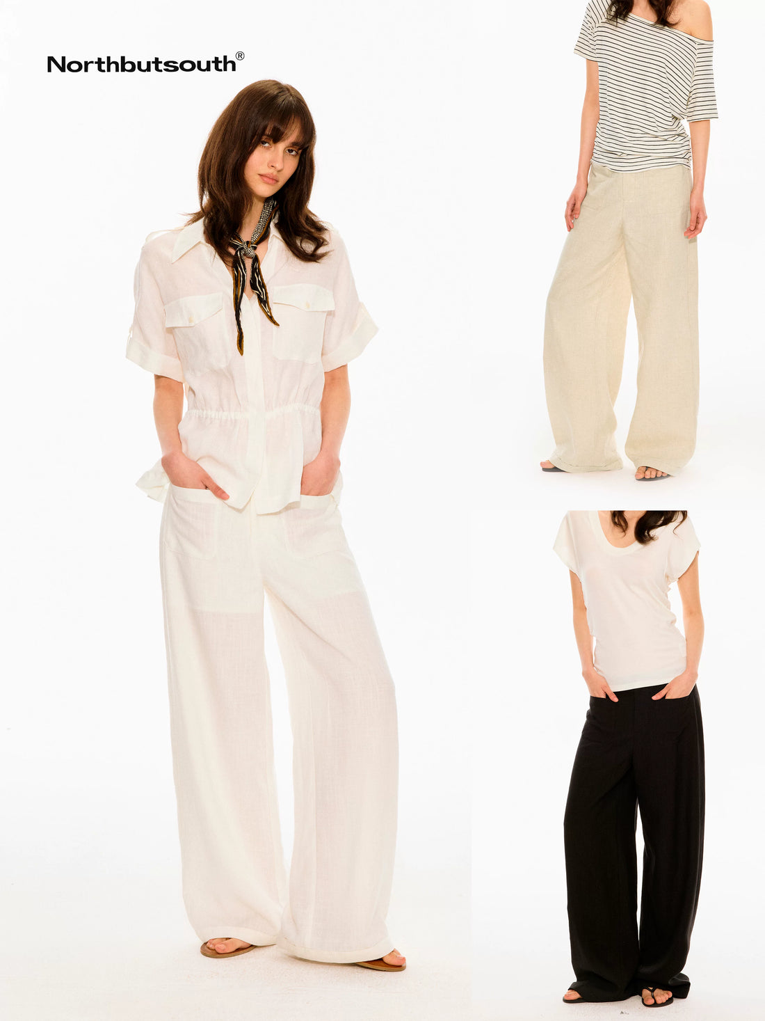 Textured Waistless Mid Low Rise Square Pocket Women&