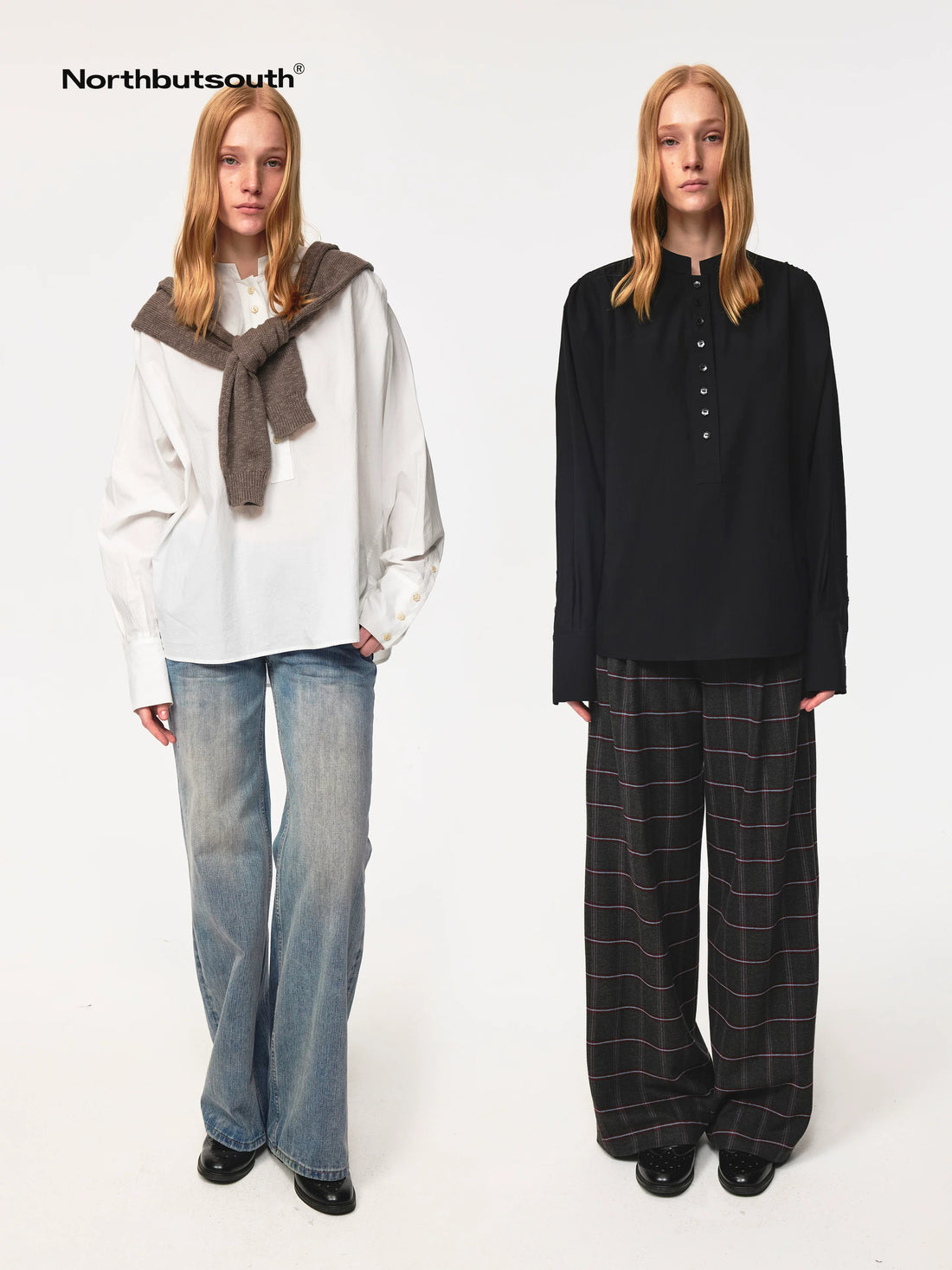 Textured Washed Relaxed Fit Shirt With Floral Button Detail