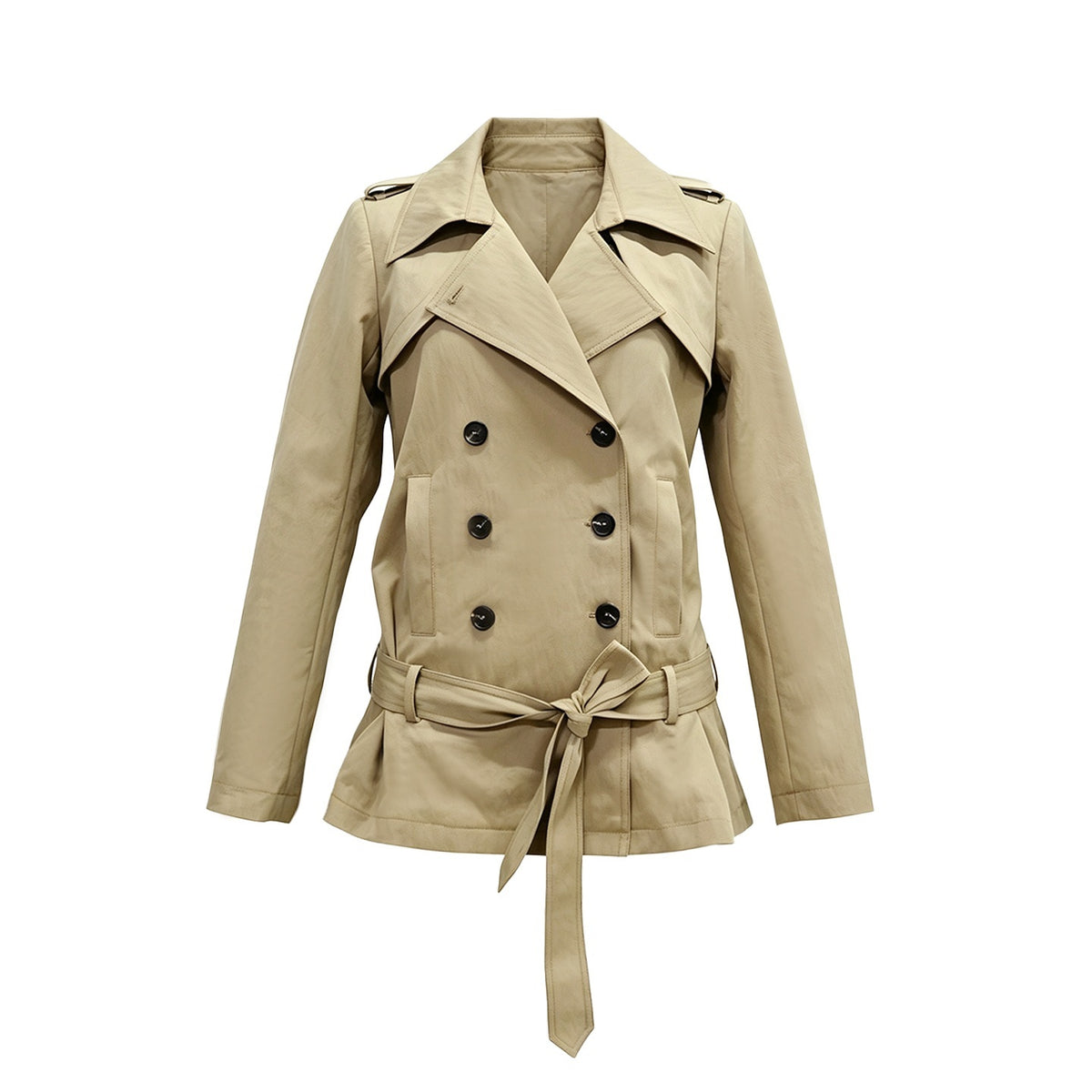 The_NeverMore_Double_Breasted_Belted_Lapel_Long_Sleeve_Cotton_Women&
