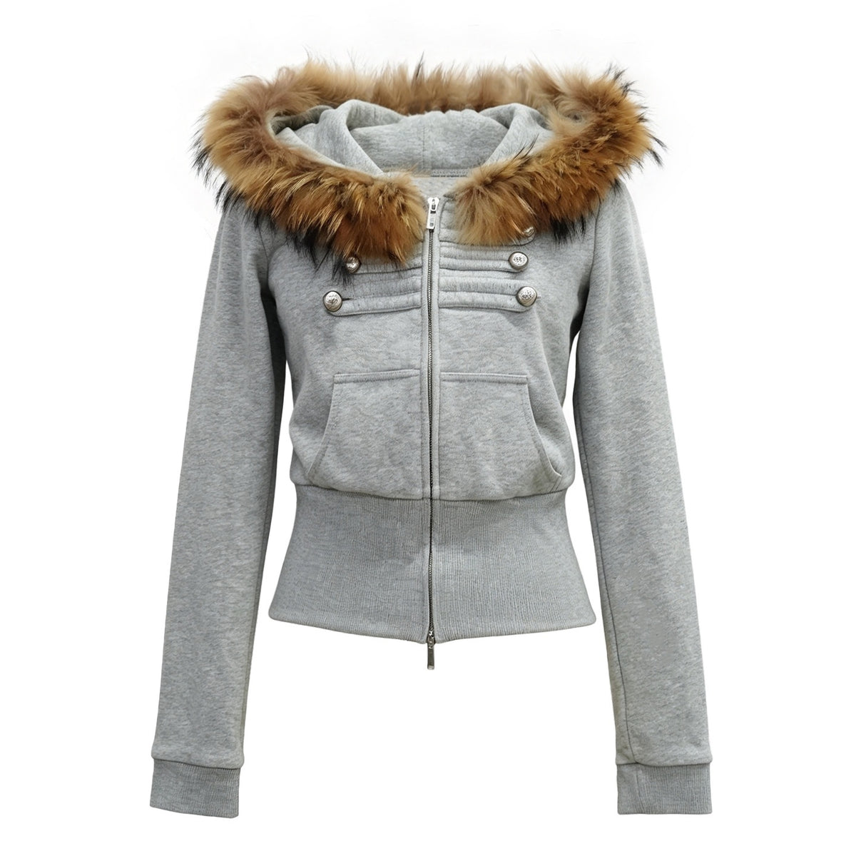 The_NeverMore_Fur_Trim_Double_Zip_Cinched_Waist_Women&