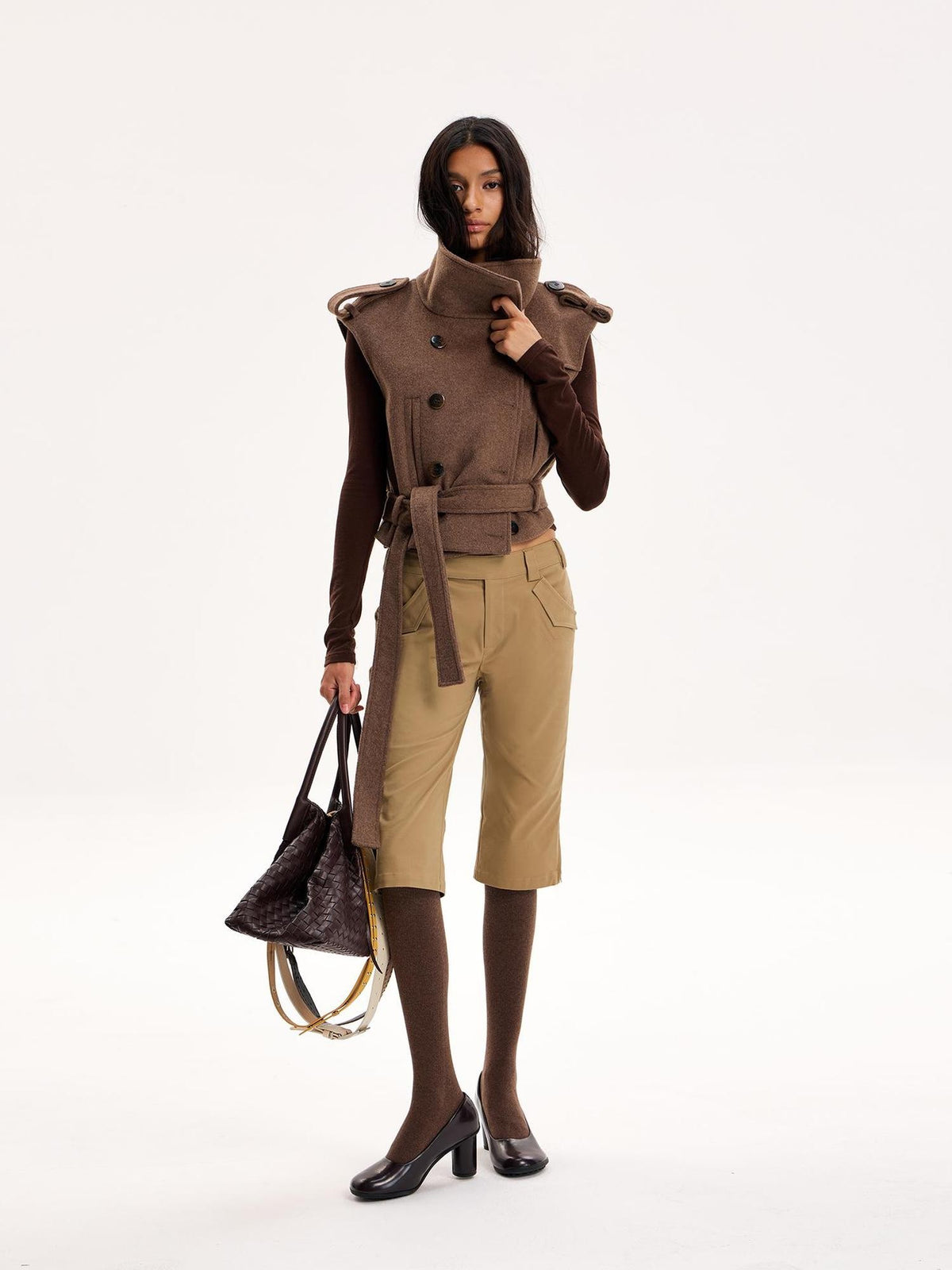 The NeverMore Minimalist Low Rise Straight Leg Cotton Women&