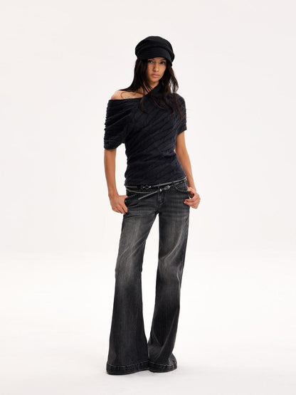 The NeverMore Open Back Slim Fit Knit Women&