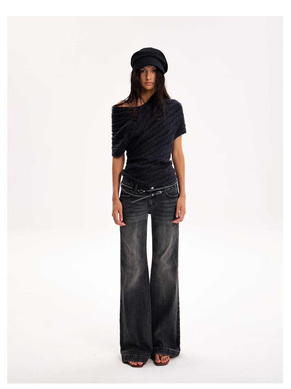 The NeverMore Open Back Slim Fit Knit Women&
