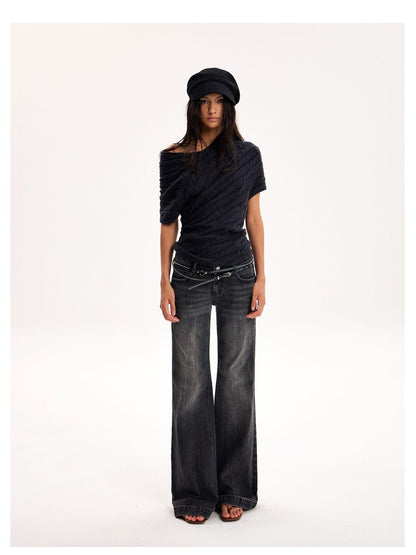 The NeverMore Open Back Slim Fit Knit Women&