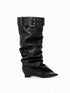 The_NeverMore_Pointed_Toe_Rivet_Ruched_Chunky_Heel_Women&