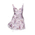 The_NeverMore_Purple_Mist_Floral_Ruched_High_Waist_Vneck_Women&