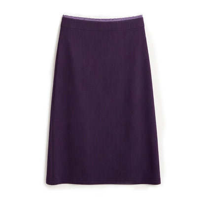 The_NeverMore_Purple_Slim_Fit_Long_Sleeve_Knit_Cropped_Top_Straight_Midi_Women&
