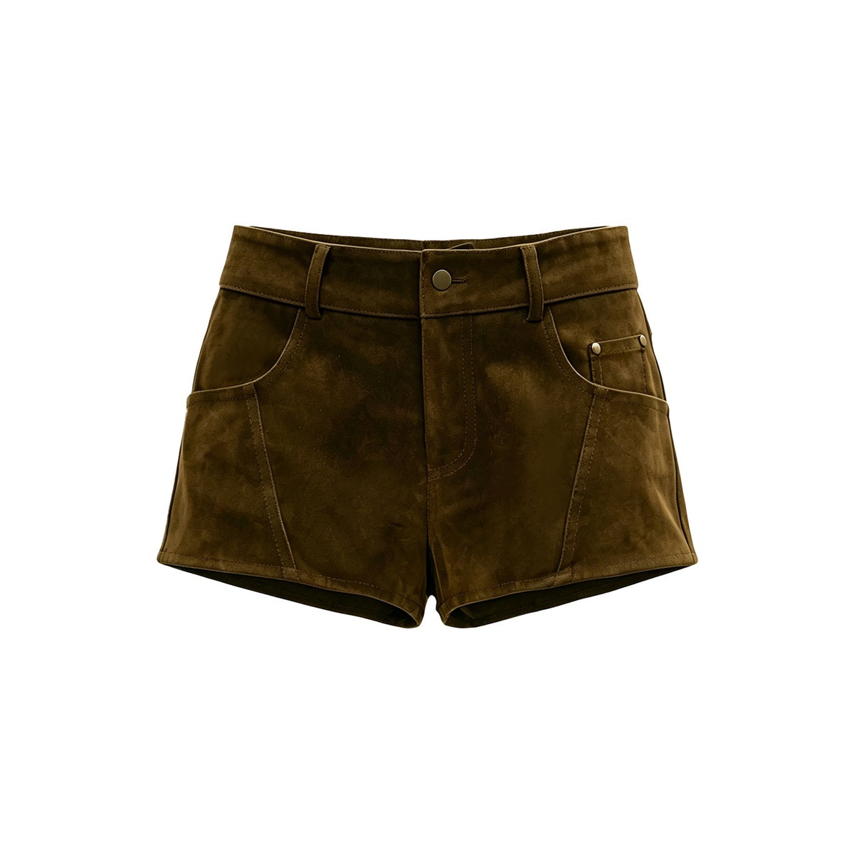 The_NeverMore_Retro_Brown_Structured_Panel_Texture_Low_Waist_Cotton_Women&